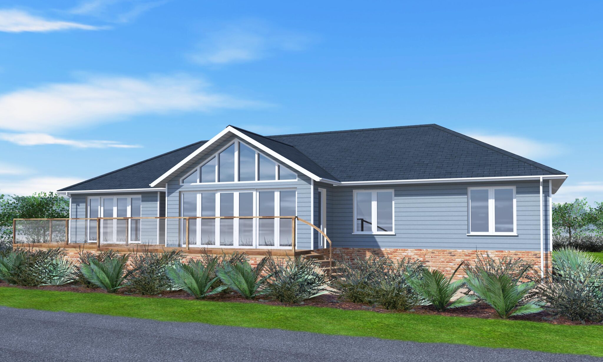 Sea View Timber Frame Bungalow Design Scandia Hus