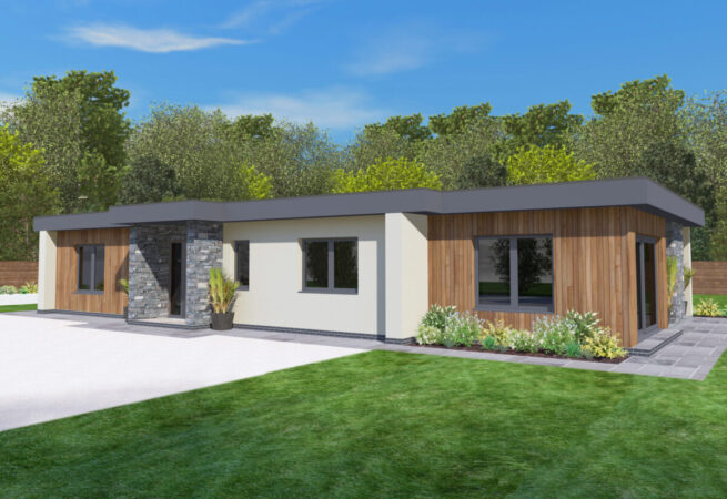 Modern Bungalow Style House