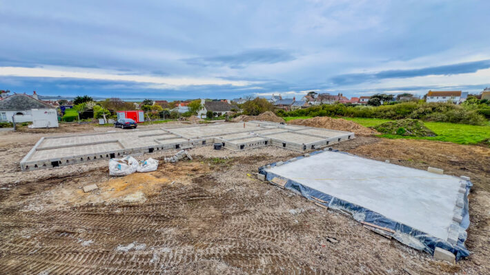 Foundations Ready for Timber Frame